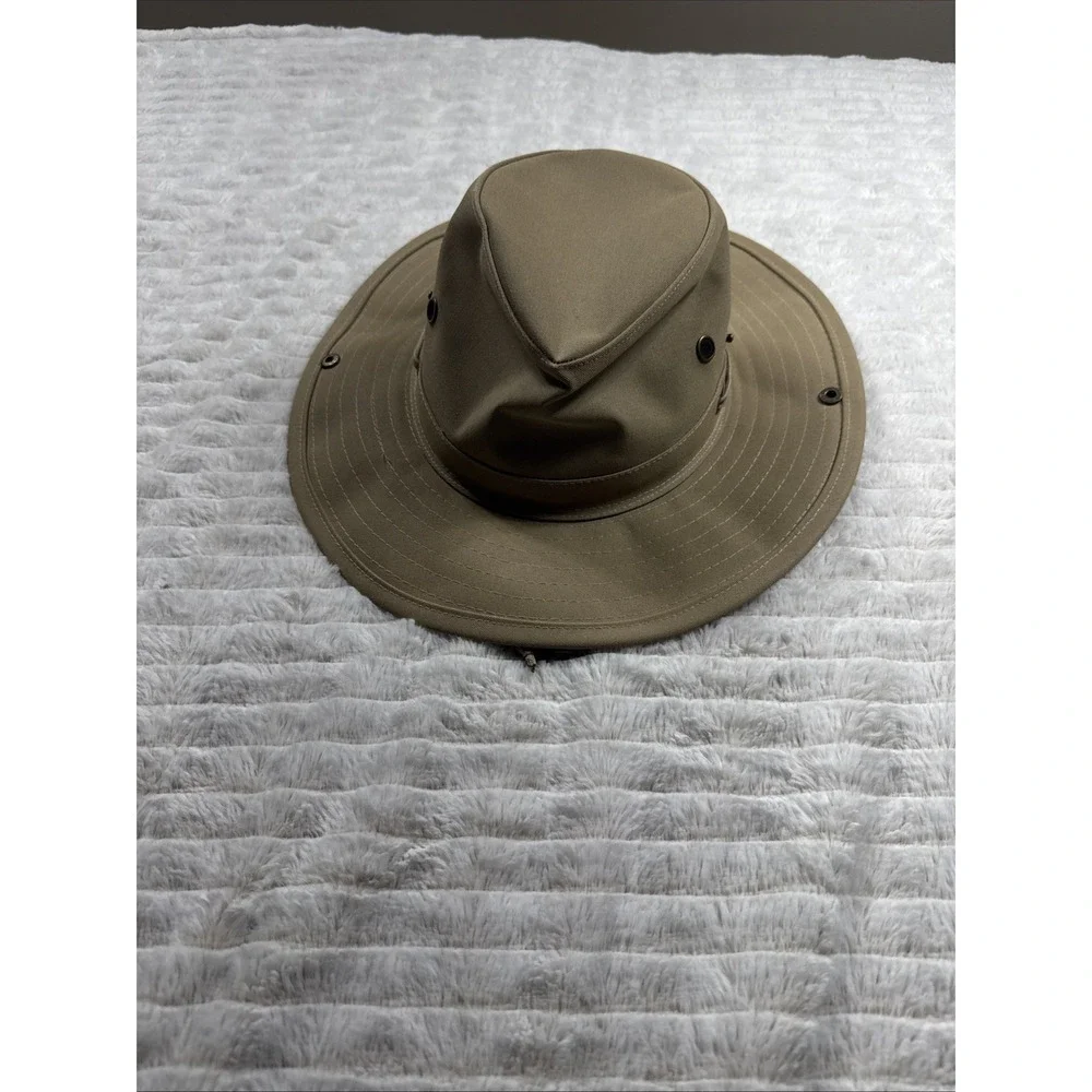 Outback Trading Co. Waterproof Canvas River Guide Pocket‎ Hat Small Tan 1466